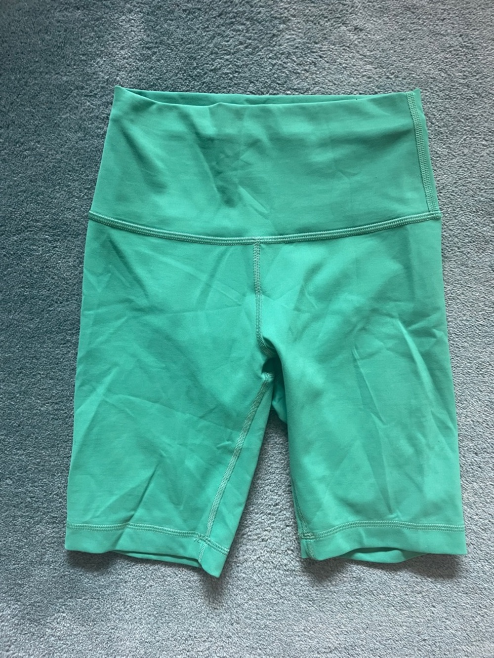 lululemon athletica High-Rise Bike Shorts in Teal Green